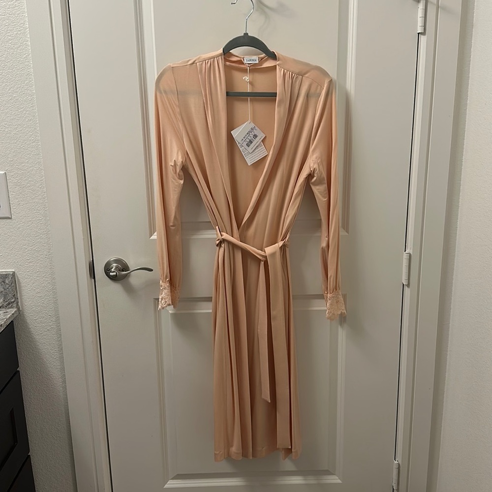 TRES SOUPLE La Perla Pink Robe NWT